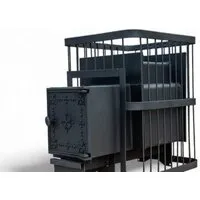 Банная печь ComfortProm Сталь 8мм 16м3, чугунная дверь