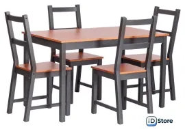 Кухонный стол TetChair Sonata Dining Set (антик/графит)