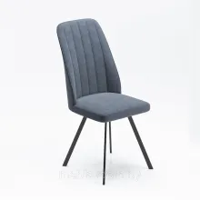 Стул "Прованс" ткань бренди 23 (grey)/каркас чёрный