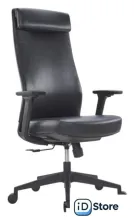 Офисное кресло SitZone CH-366A (натуральная кожа, черный)