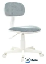 Офисное кресло Бюрократ CH-W201NX (серо-голубой Light-28/пластик белый)