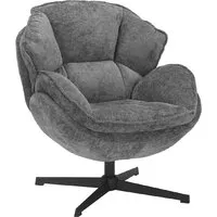 Интерьерное кресло Signal Betty (серый/черный)