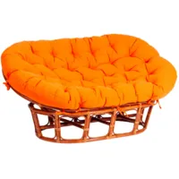 Диван садовый TetChair Mamasan 23/02 W с подушкой (коньяк/оранжевый)