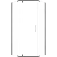 Душевой уголок Triton Дека Графит 100х100 (без поддона)