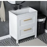 Мебель для ванных комнат Vela Тумба под умывальник Vela Фаворит массив 70Н (орех) TU671041