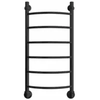 Полотенцесушитель электрический Двин R 80x40 (черный матовый)