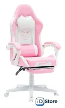 Игровое (геймерское) кресло Brave Kitten (розовый)