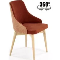 Стул Halmar Malaga Mavel 44/Stelar 54 (корица/бук)