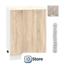 Шкаф напольный Кортекс-мебель Корнелия Лира НШ60р (дуб сонома/марсель)