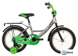 Детский велосипед Novatrack Vector 16 2022 163VECTOR.SL22 (серебристый)
