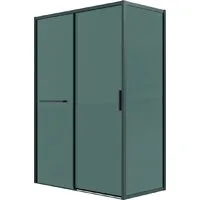 Душевой уголок Grossman Style 100x100x195 120.K33.05.1010.21.10 (черный матовый/стекло тонированное)