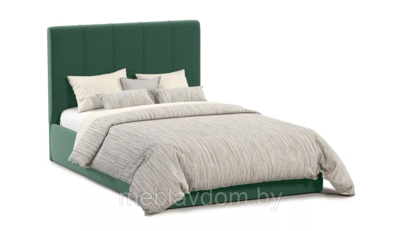 Мягкая кровать Джессика 140 Amigo green с подъемным механизмом
