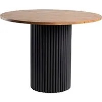 Кухонный стол Notta Барел 100 615166 (орех кантри/черный)