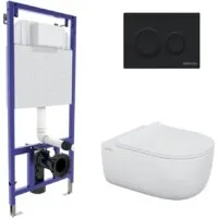 Унитаз подвесной Berges Wasserhaus Ego XL Rimless Okus Slim SO Novum525 O5 043303