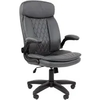Офисное кресло CHAIRMAN 533 (экокожа серый)