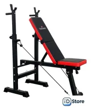 Силовая скамья Calviano 1008 (красный/черный)