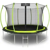 Батут Calviano Inside Master Green 374 см - 12ft (внутренняя сетка, с лестницей)