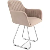 Стул Sheffilton SHT-ST38/S38 (латте/хром лак)