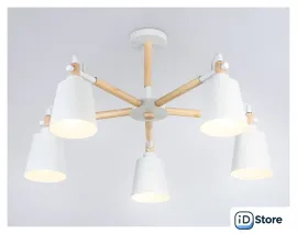 Люстра средней высоты Ambrella light TR82208/5 WH/LW