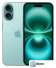 Телефон Apple iPhone 16 128GB (бирюзовый)