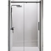 Душевая дверь Veconi 120x195 VN70GR-120-01-C4 (стекло прозрачное/брашированный графит)