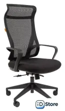 Офисное кресло CHAIRMAN CH577 (черный пластик/черный)