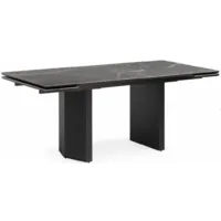 Обеденный стол Woodville Монерон 180-240x90 / 621196 (Nero Marquina/черный)