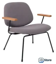 Стул AksHome Rudo (серое букле SD8068-5/черный)