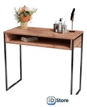 Консольный стол Soma СПМ-4-METAL (дуб золотой крафт/черный)