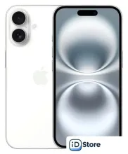 Телефон Apple iPhone 16 256GB (белый)