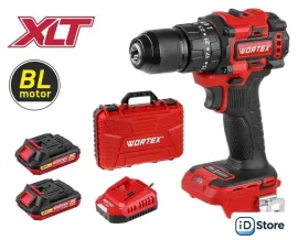 Ударная дрель-шуруповерт Wortex BD 2030-1 Li XLT SET (с 2-мя АКБ, кейс)
