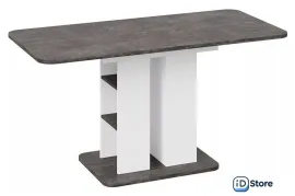 Кухонный стол Трия Мюнхен тип 2 (белый ясень-ателье темный)