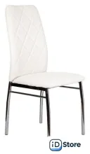 Стул AksHome Adele (белый APU 002/хром)