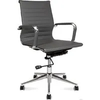 Офисное кресло Norden Техно LB HA-100-45 (экокожа, хром/серый)