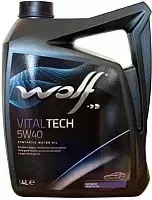Моторное масло WOLF VitalTech 5W40 / 16116/4