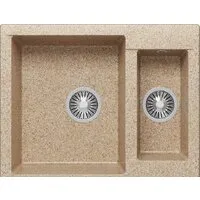 Кухонная мойка Polygran Brig-620 (песочный 302)