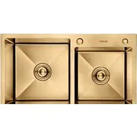 Кухонная мойка Gerhans K37843G-S (золотой)