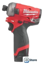 Винтоверт Milwaukee M12 FQID-202X 4933464973 (с 2-мя АКБ, кейс)