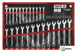 Набор ключей Yato YT-0365 25 предметов