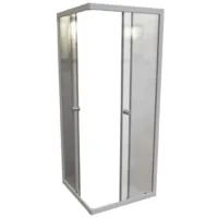 Душевой уголок Radomir Берген SQ 80x80 / 1-09-1-0-0-3460 (прозрачное стекло)
