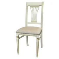 Стул Мебелик Анри (слоновая кость/золото/атина ваниль)