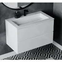 Мебель для ванных комнат Vela Тумба под умывальник Vela Бриз 80П под Galaxy TU63875