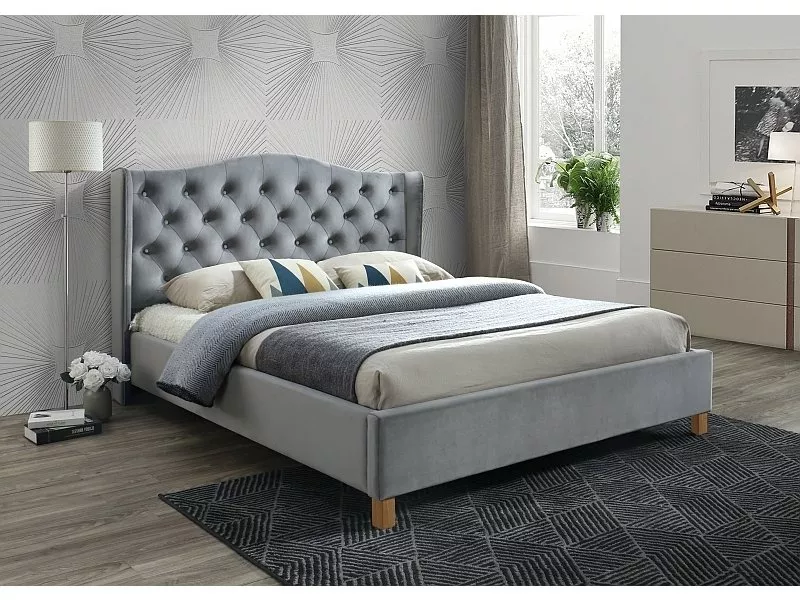 Кровать Signal Aspen 160x200 серый