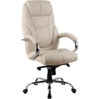 Офисное кресло King Style SHL-9-1 Tonpo PU Chrome (кремовый)