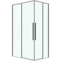 Душевой уголок Grossman Galaxy 120x80x195 300.K33.01.1280.10.00 (хром/прозрачное стекло)