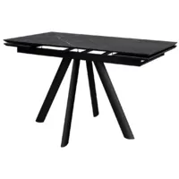 Обеденный стол Табурет Jazz 120 120-180x80 (Black)