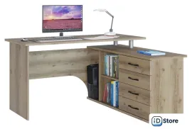 Стол Сокол КСТ-109 правый (дуб делано)