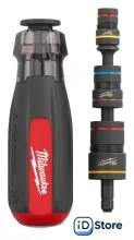 Набор отвертка с битами и головками Milwaukee 4932498179 (6 предметов)