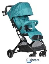 Коляска прогулочная книга Farfello Comfy Go Comfort CG-307 (аквамарин/черный хром)