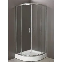 Душевой уголок BelBagno UNO-195-R-2-80-C-Cr (прозрачное стекло)